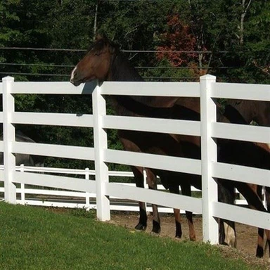 Zware vinyl paardenomheining