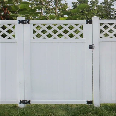 PVC hek poort