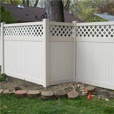 Moderne PVC-omheiningen
