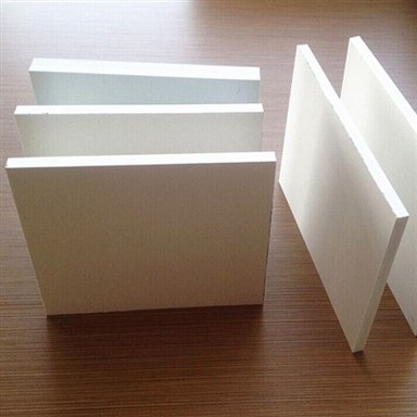 Witte 10 mm PVC-schuimplaten