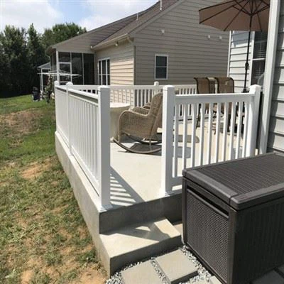 Vinyl terras- en verandaleuning